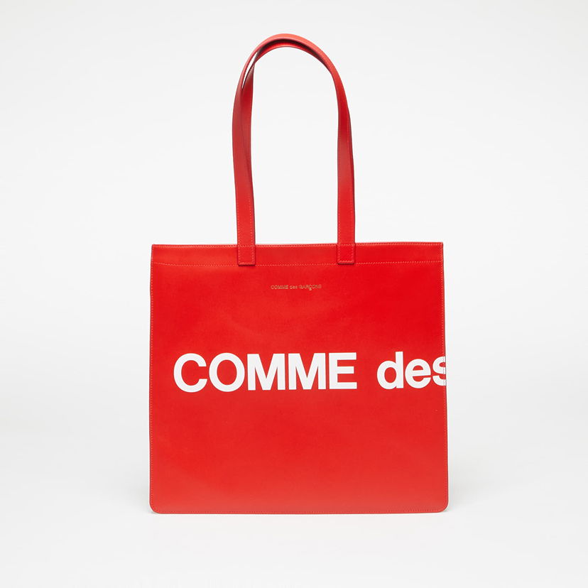 сумка-тоут Comme des Garçons Huge Logo Tote Bag Red Universal Червоний | SA9001HL Red