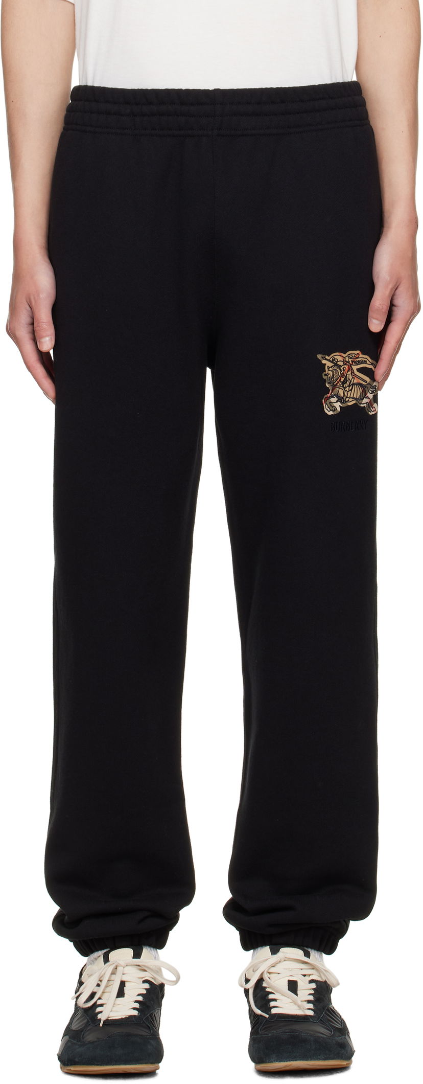 Спортивні штани Burberry Burberry Cotton Jogging Sweatpants чорний | 8116095