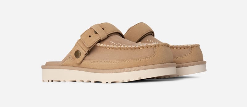 Кросівки та взуття UGG UGG Goldencoast Clog Regenerate бежевий | 1169491-SAN, 1