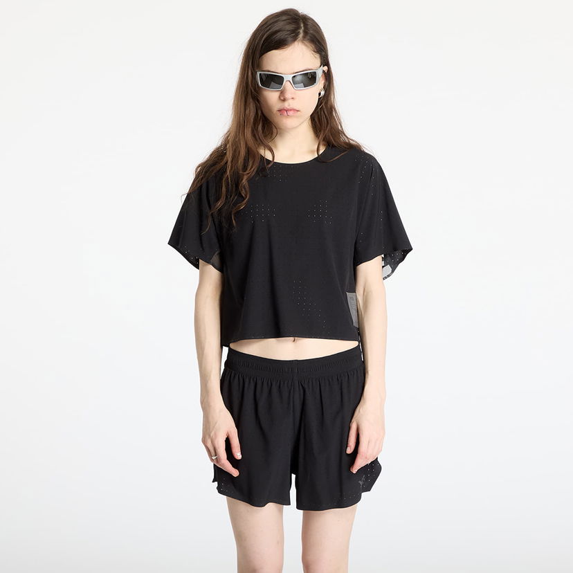 Кроп-топи Y-3 Y-3 Running Short Sleeve Crop Top чорний | JN4897