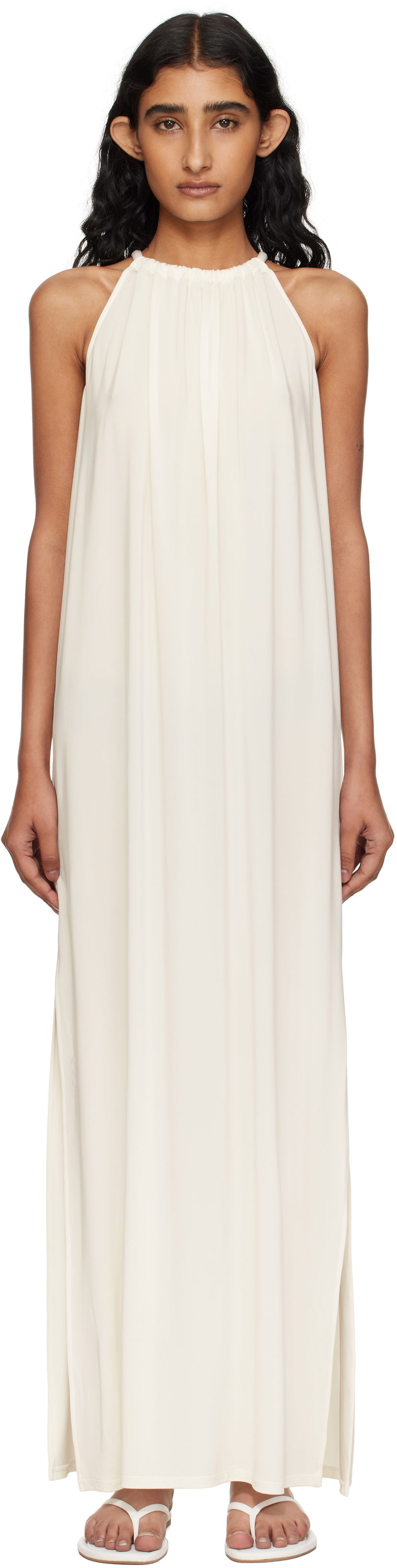 плаття Max Mara Max Mara Diego Midi Dress білий | 2516621029600