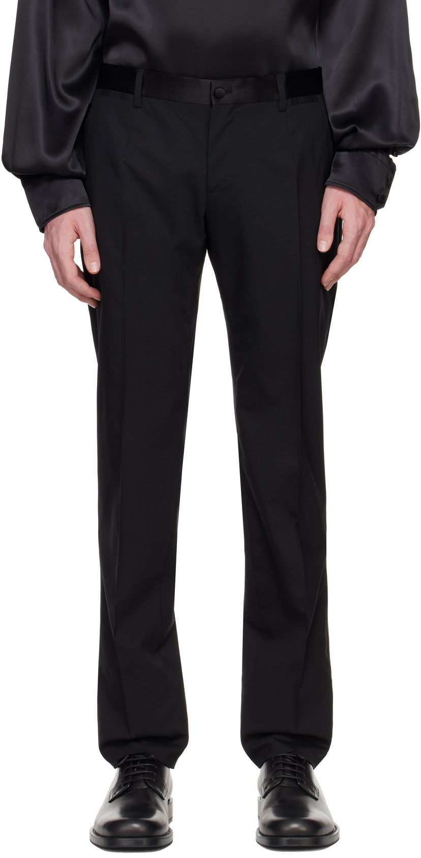 Штани Dolce & Gabbana Dolce&Gabbana Six-Pocket Trousers чорний | GYA5MTGI726
