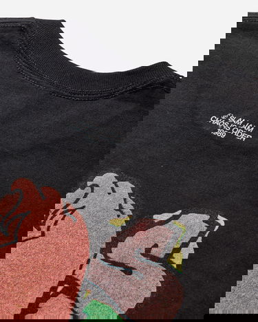 Футболка Slam Jam Andre Thompson T-Shirt with SLAM JAM CHAOS IS ORDER Print чорний | SJANDRETEE1 BLK, 4