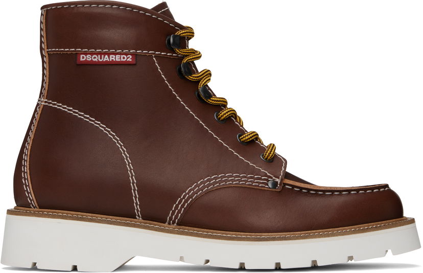 Одяг DSQUARED2 Dsquared2 Explorer Ankle Boots Коричневий | ABM0151_12900001_5061
