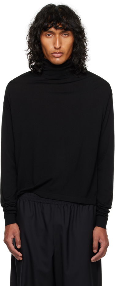 Cветр The Row Turtleneck Long Sleeve Top чорний | 839-Y590, 0