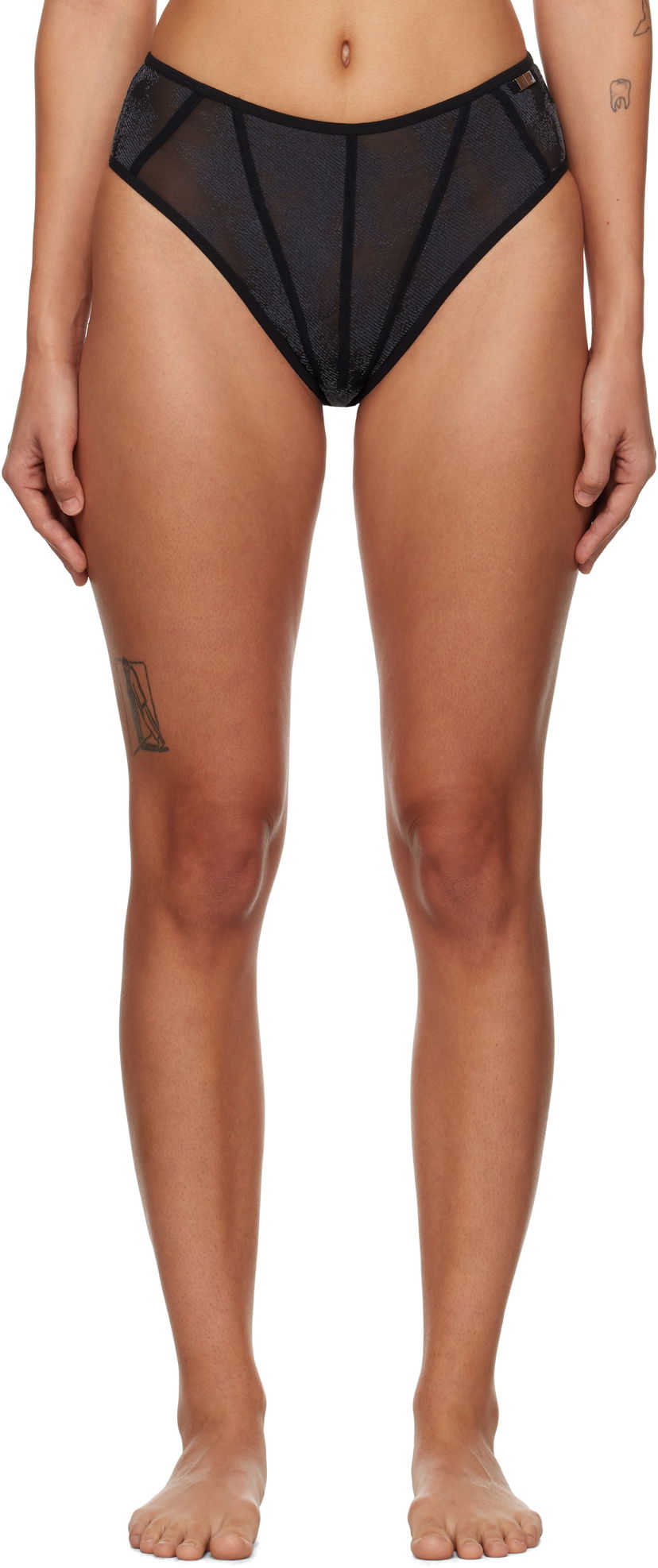 Трусики Diesel High-Waist Briefs чорний | A15620 0LKBW