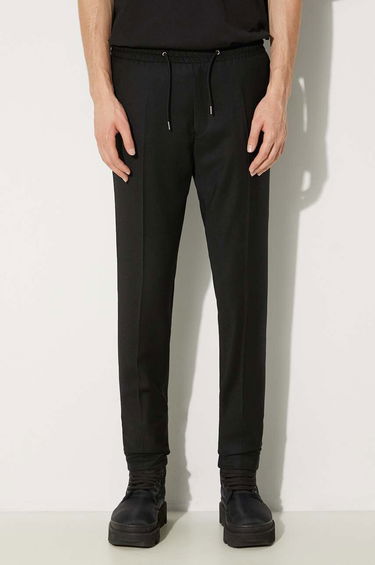 Штани Paul Smith Paul Smith Wool Blend Tapered-Fit Drawstring Trousers чорний | M1R.921T.N00109, 0