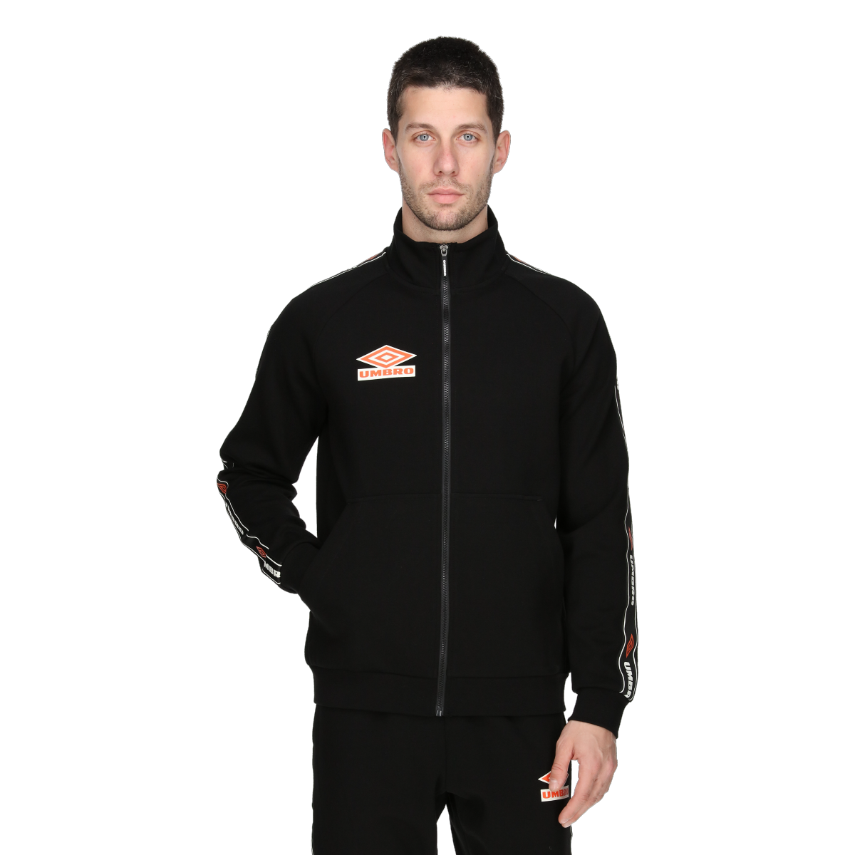 Світшоти Umbro RETRO Full-Zip Track Jacket with Tape Detail чорний | UMA241M605-01, 0