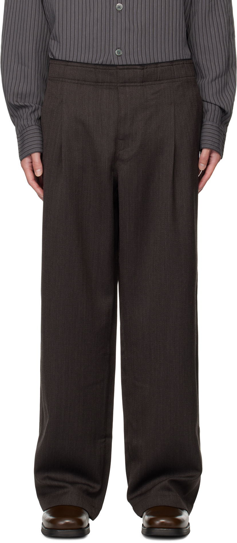 Штани OUR LEGACY OUR LEGACY Leisure Trousers Коричневий | M4254LH