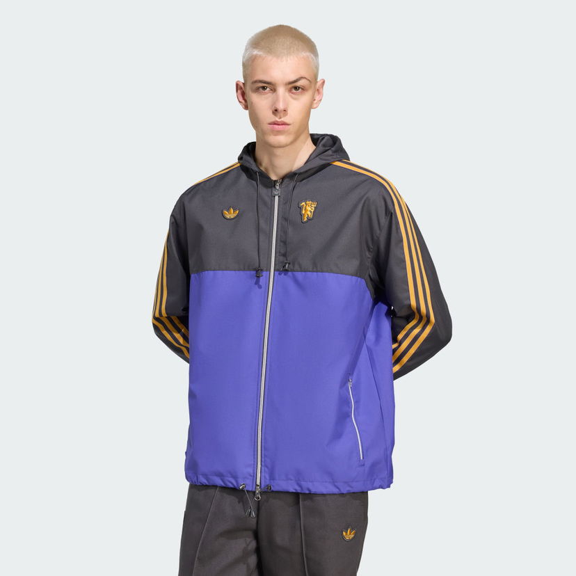 Парка adidas Performance Manchester United Terrace Icons Hooded Parka Фіолетовий | JN2821