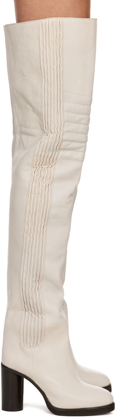 Штани ISABEL MARANT Isabel Marant Laelle Knee-High Boots бежевий | 22HCD0058-22H012S