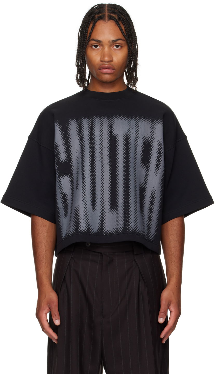 Футболка Jean Paul Gaultier Jean Paul Gaultier 'The Gaultier' Boxy T-Shirt чорний | 25/03-W-TO298-J004-0004