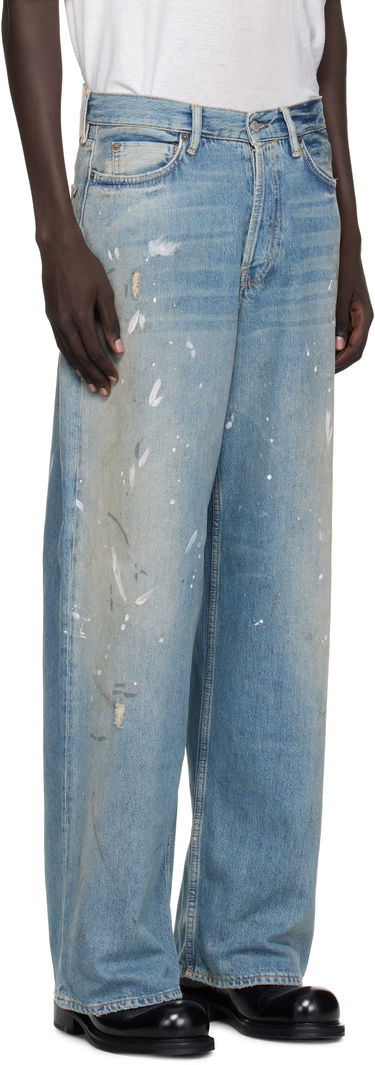 Джинси Acne Studios Acne Studios 1981 U Paint Splatter Jeans Синій | C00096-, 4