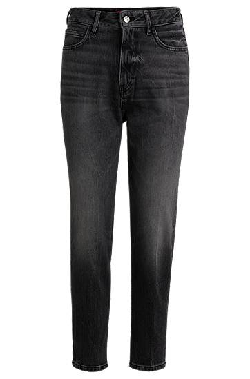Джинси BOSS Mom Fit Comfort Stretch Jeans чорний | 50519927