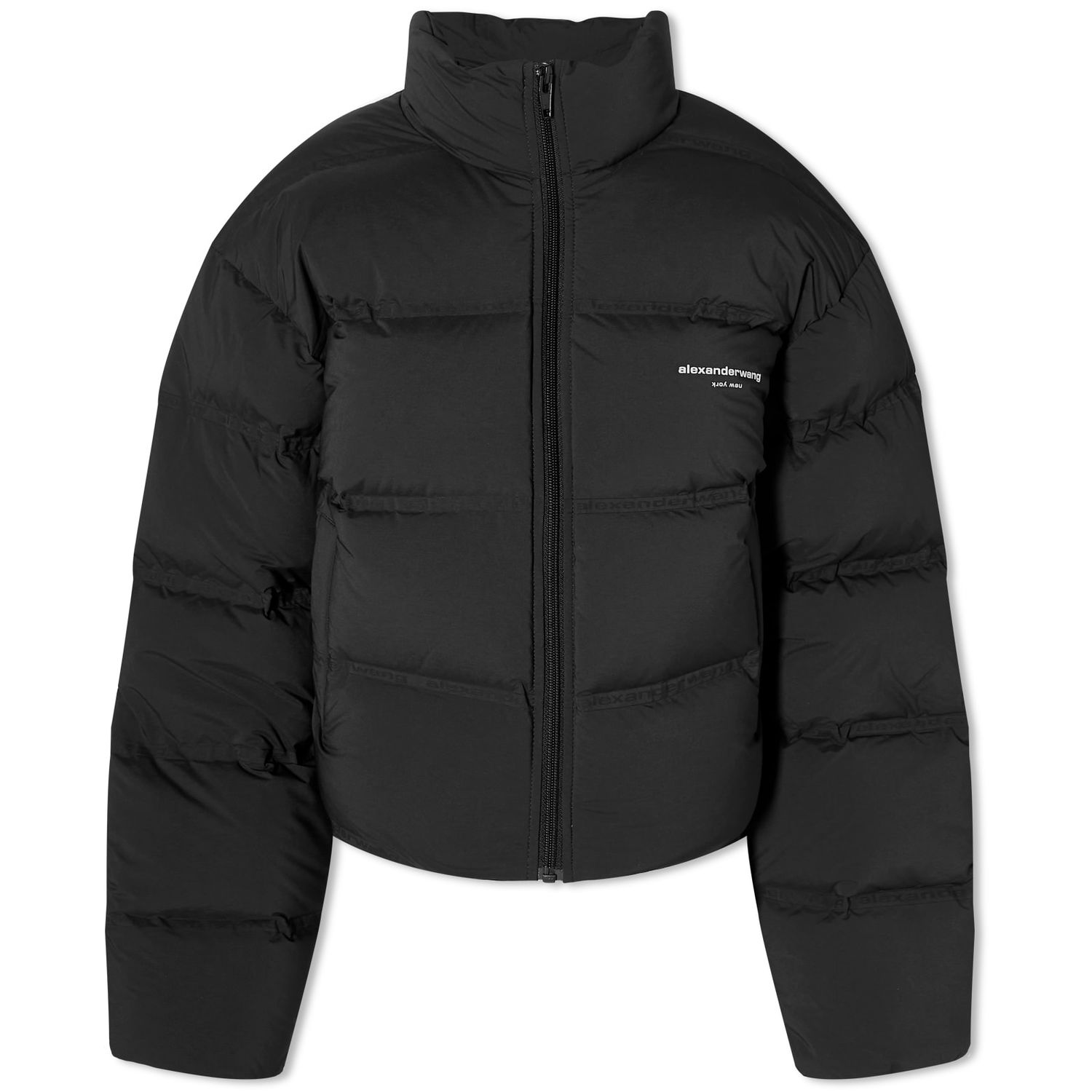 Пуховик Alexander Wang Alexander Wang Cropped Puffer Jacket чорний | 1WC4233241-001, 0