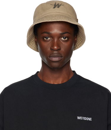 Кепка We11done We11done WD One Logo Bucket Hat бежевий | WD-AH3-22-404-U-BG, 0
