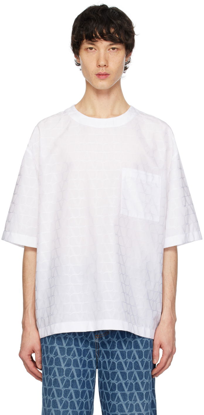 Футболка Valentino Iconographe T-Shirt білий | 4V3CJI209VC