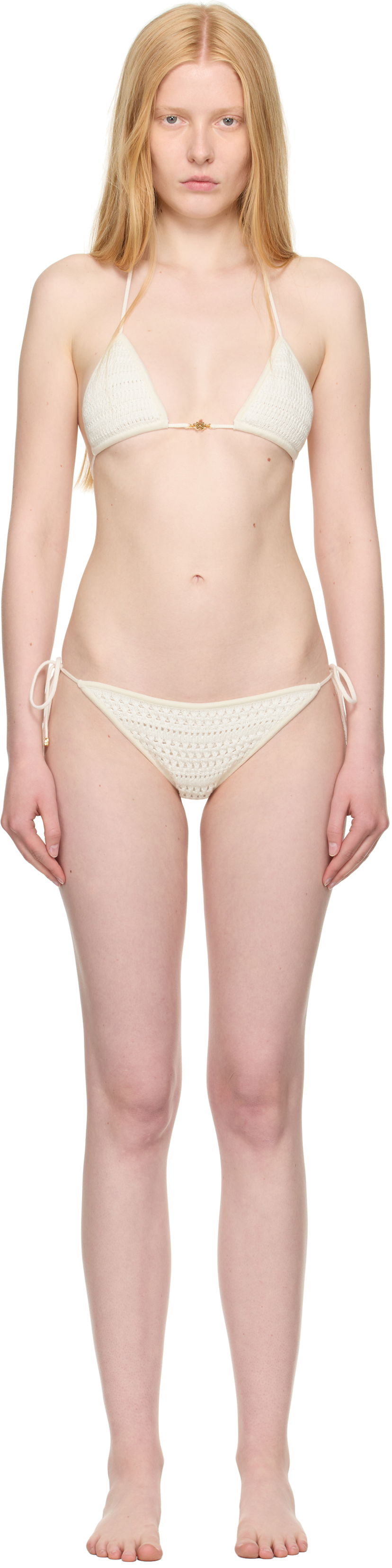 Купальники AMIRI AMIRI Crochet Bikini білий | AWKNRA1001