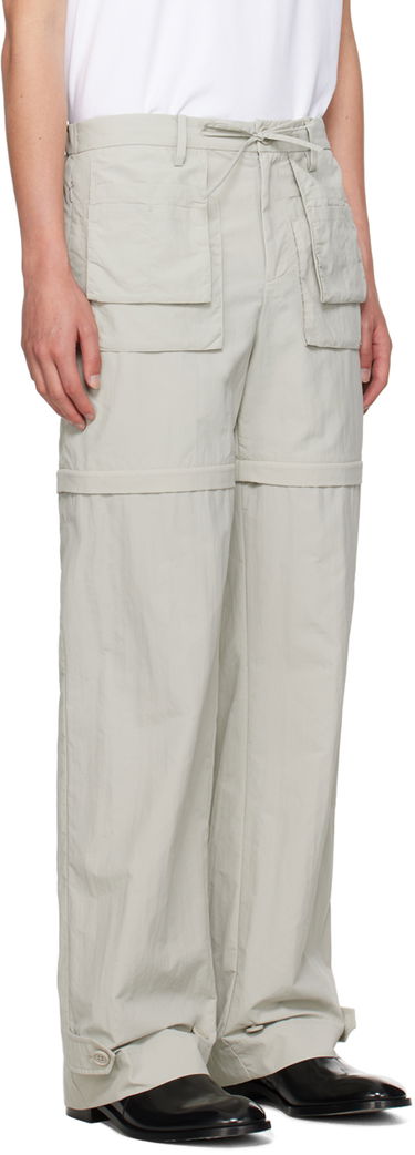 Штани Helmut Lang Helmut Lang Convertible Utility Trousers Зелений | O05HM201, 4