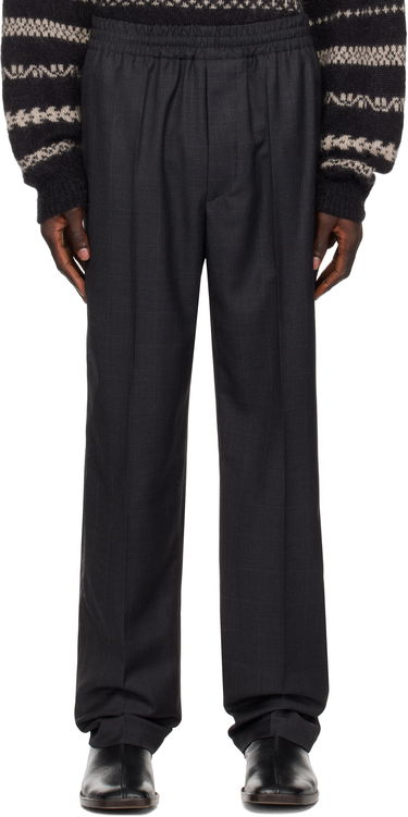 Штани ISABEL MARANT Isabel Marant Nahili Checked Trousers чорний | 23APA0074HA-A3F61H, 0