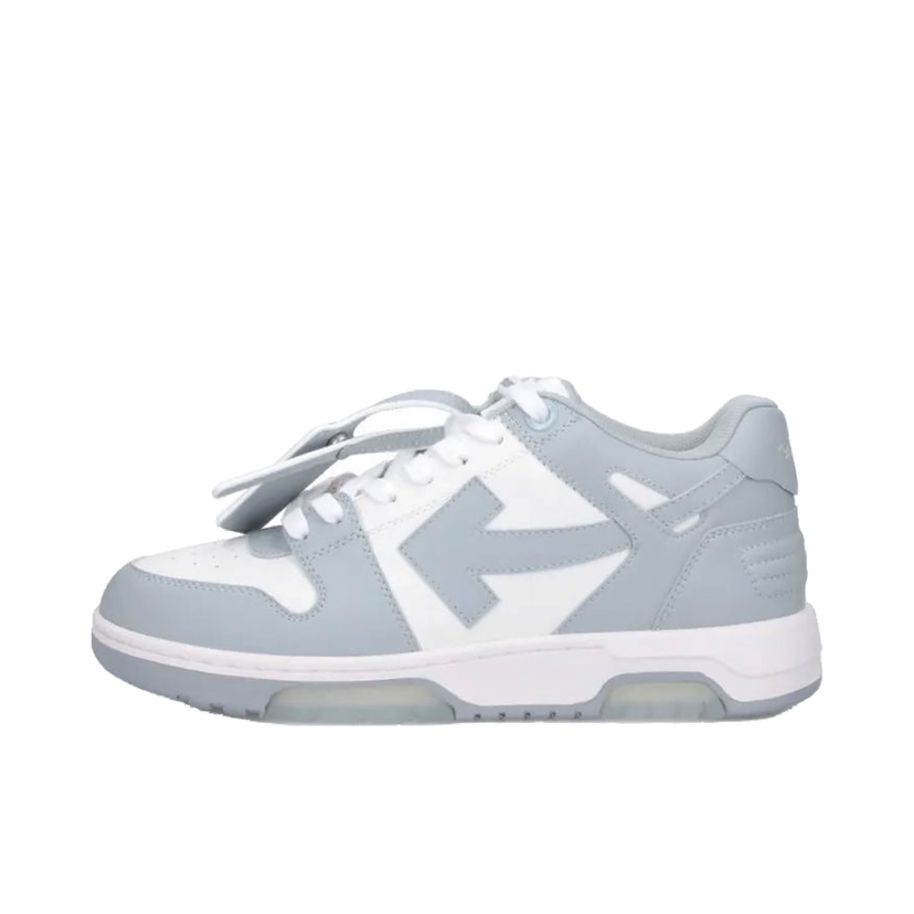 Кросівки та взуття Off-White Out Of Office Calf Leather "White Grey" Сірий | OMIA189C99-LEA007-0109