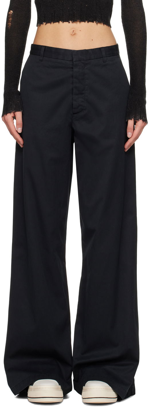 Штани R13 R13 Trench Trousers чорний | R13WR245-R319B