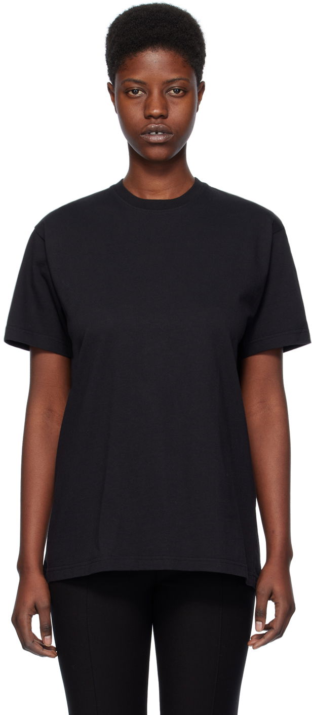 Футболка TOTEME Straight T-Shirt чорний | 232-5043-786