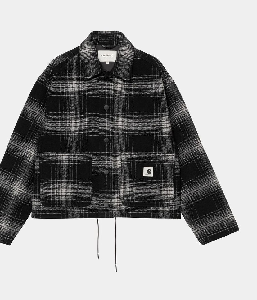 Сорочка Carhartt WIP Brennan Check Shirt Jacket чорний | I035519_4