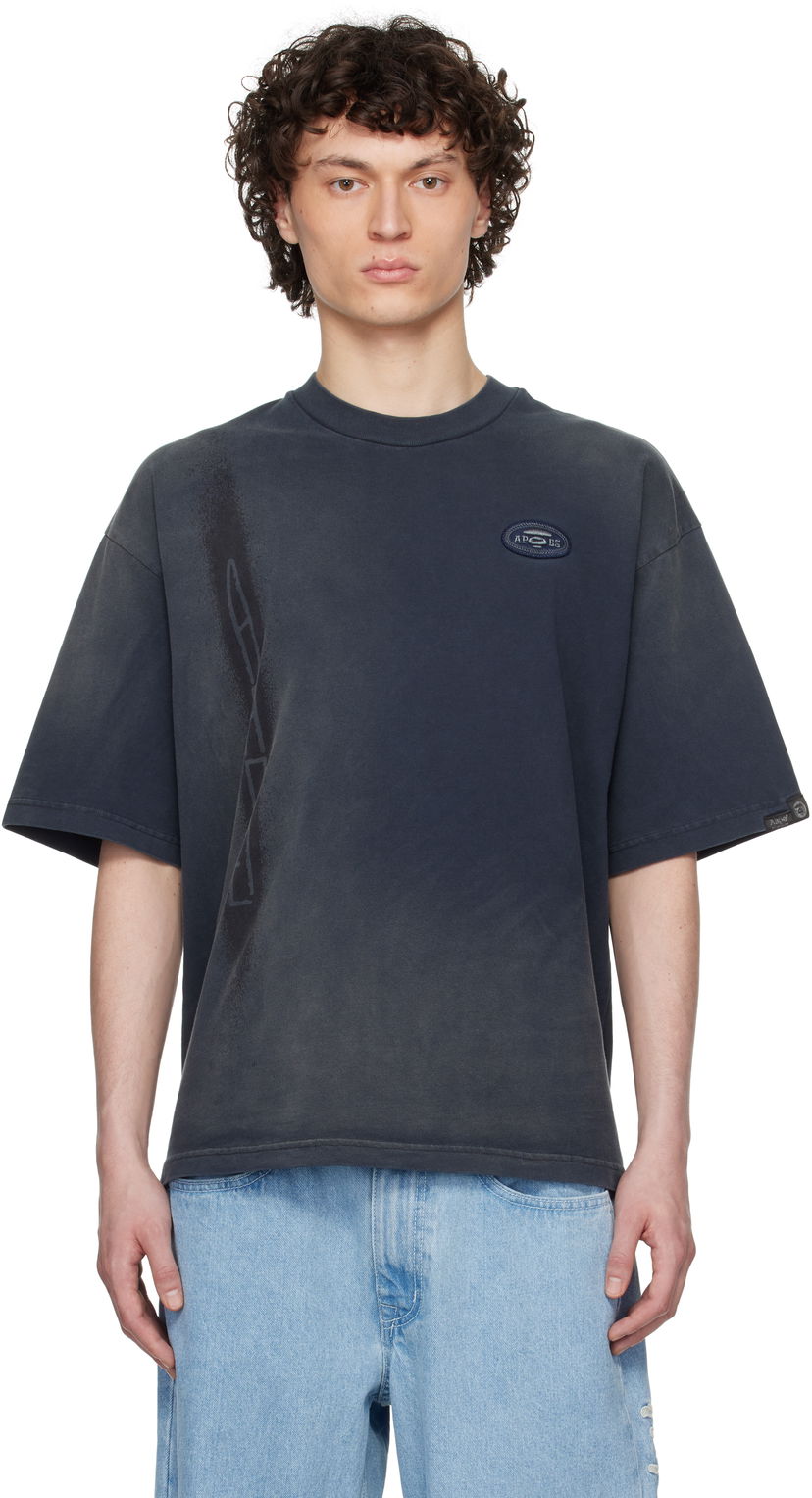 Футболка AAPE by A Bathing Ape AAPE by A Bathing Ape Fancy Main T-Shirt темно-синій | AAPTEM1674XXNBKL