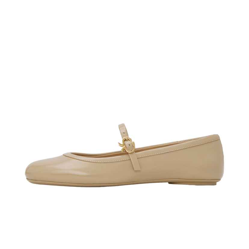 Кросівки та взуття Gianvito Rossi Carla Ballerina Flats бежевий | G22223-05GOM-NUI