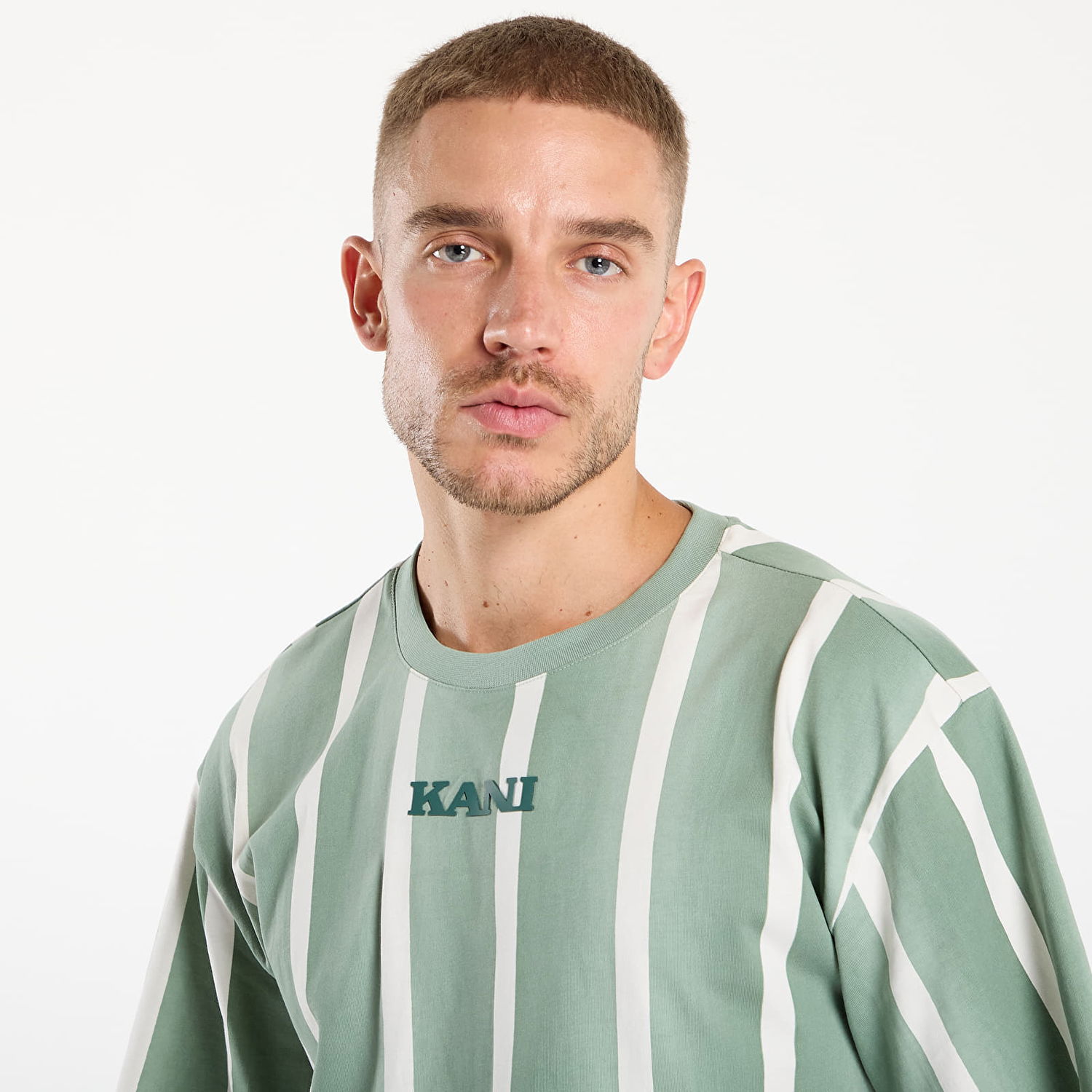 Футболка Karl Kani Karl Kani Retro Gradient Stripes Tee Зелений | PD00005338, 1
