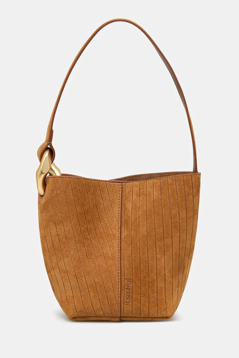 Сумочка JW Anderson JW Anderson The Jwa Corner Small Bucket Bag Коричневий | HB0740.LA0375