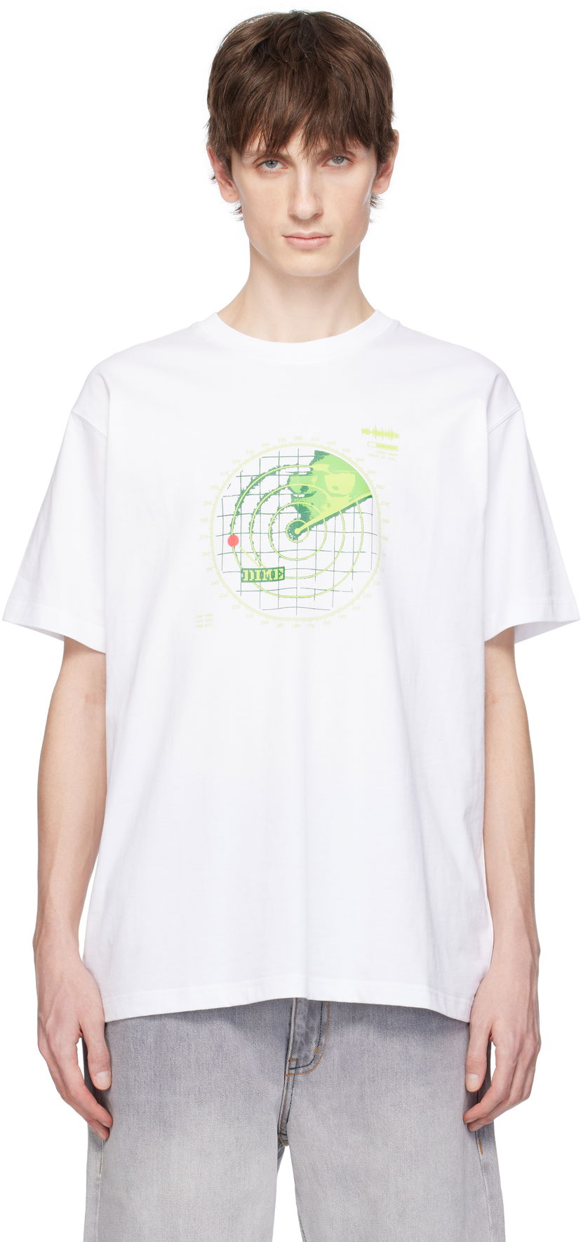 Футболка Dime Dime Radar Graphic T-Shirt білий | DIMESP2557WHT