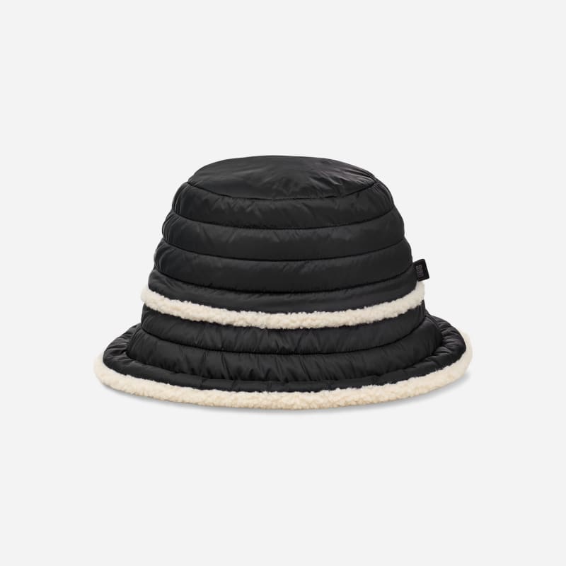 Капелюх UGG Reversible Bucket Hat with Trim чорний | 101018-BLK, 0