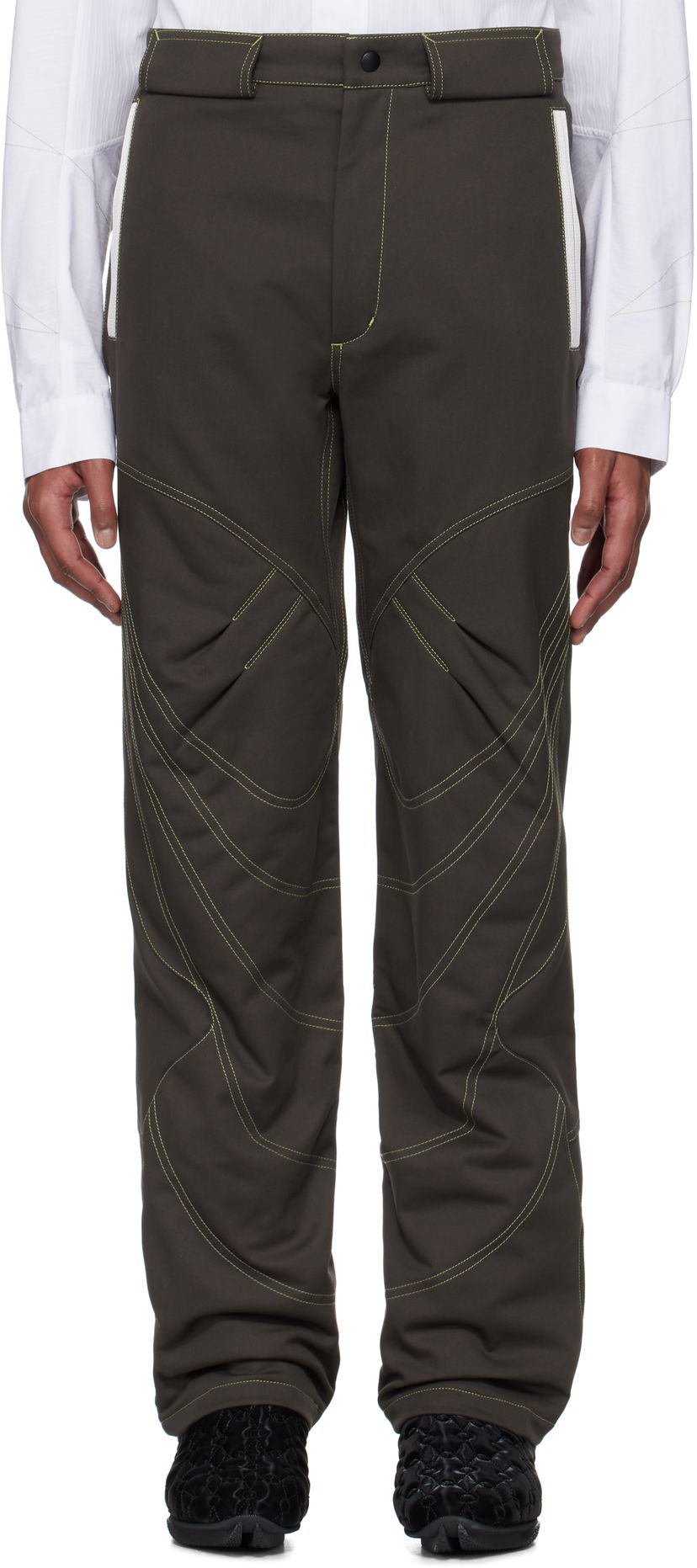 Штани KIKO KOSTADINOV Kiko Kostadinov Solix Zip Trousers Зелений | KKSS25T03-11