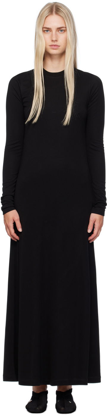 плаття TOTEME TOTEME Long-Sleeve Maxi Dress чорний | 243-WRD1947-FB0205