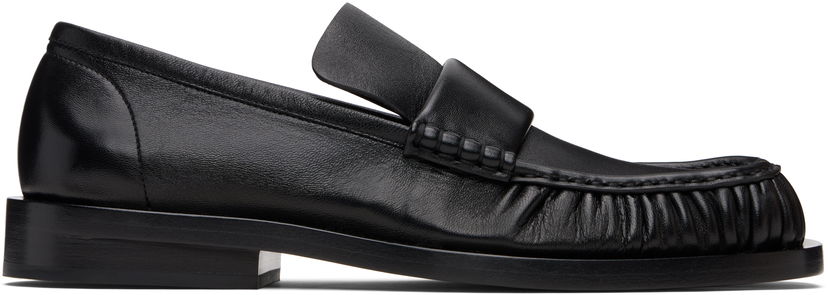 Кросівки та взуття Jil Sander Jil Sander Square Toe Loafers чорний | J32WR0017_P4835
