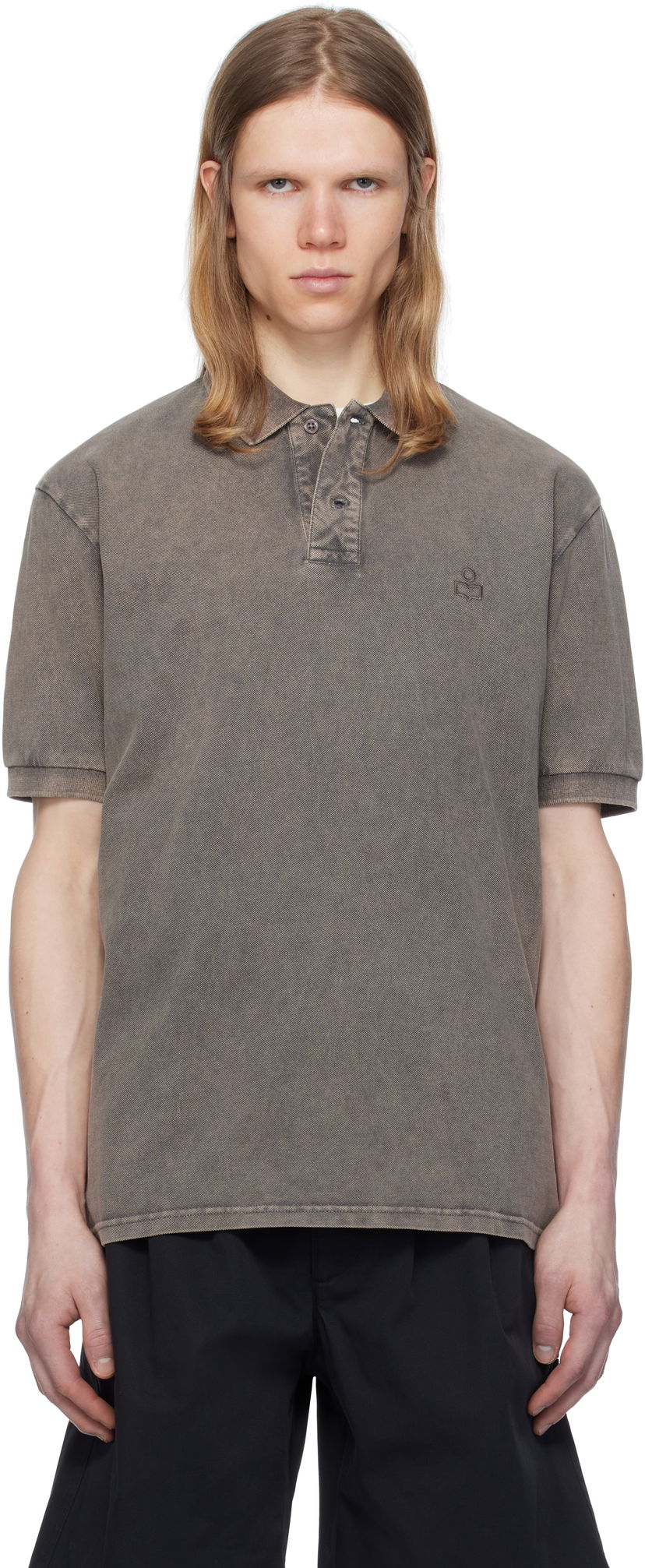 Сорочка поло ISABEL MARANT Isabel Marant Afko Polo Коричневий | PL0003HA-C2K01H
