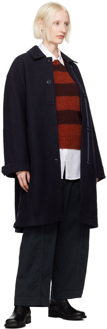 Cветр YMC YMC Jets Striped Wool Blend Sweater Червоний | Q8XAB, 3