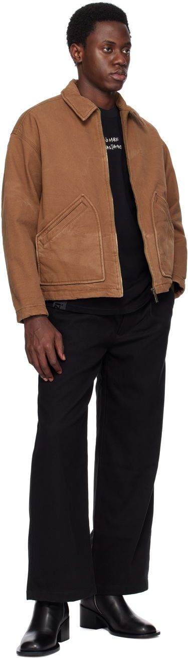Штани izzue Relaxed Fit Twill Pants чорний | IZXPTL6137W4NBKX, 3
