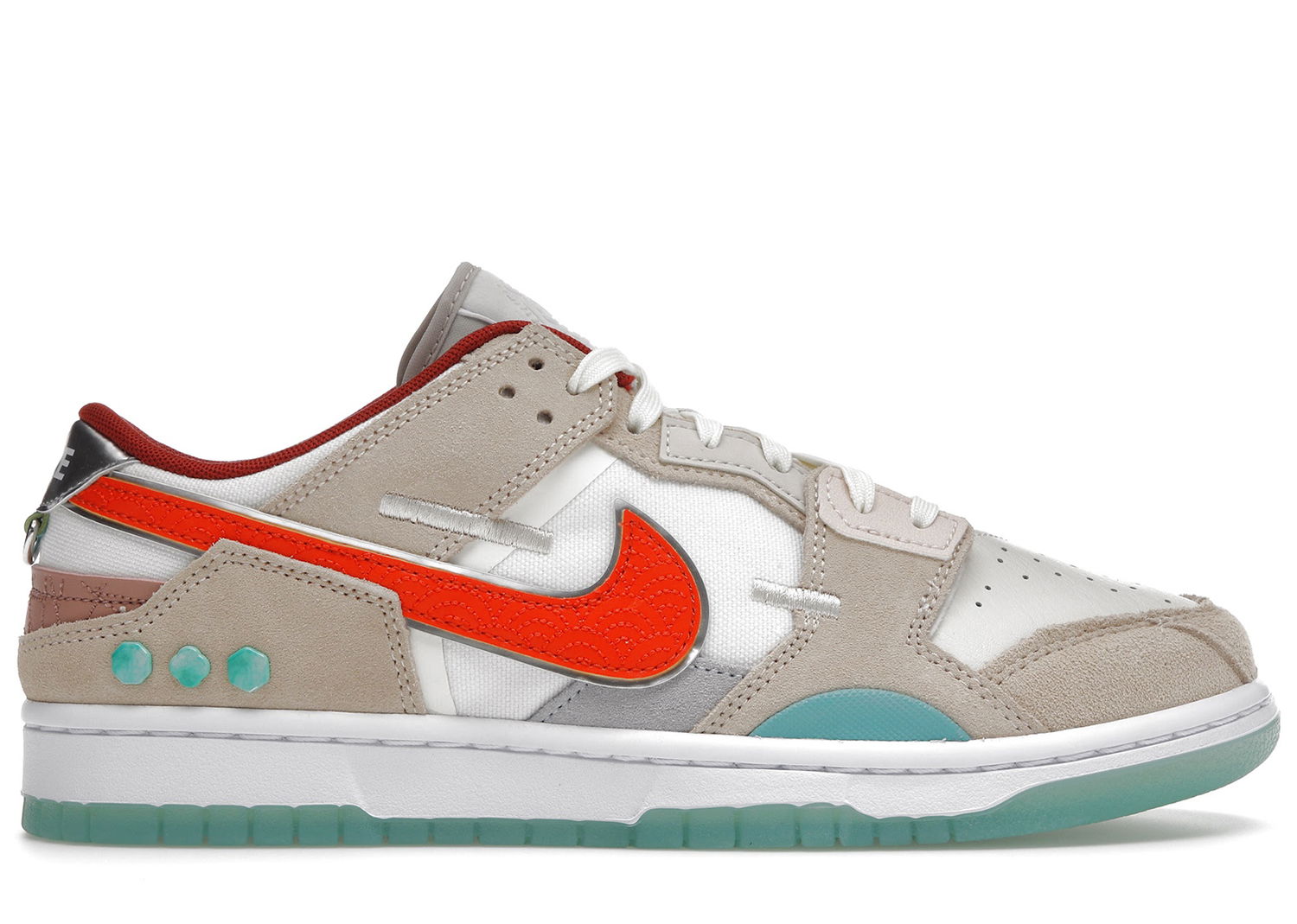 Кросівки та взуття Nike Dunk Low Scrap Shapeless, Formless, Limitless бежевий | DQ4975-181, 0