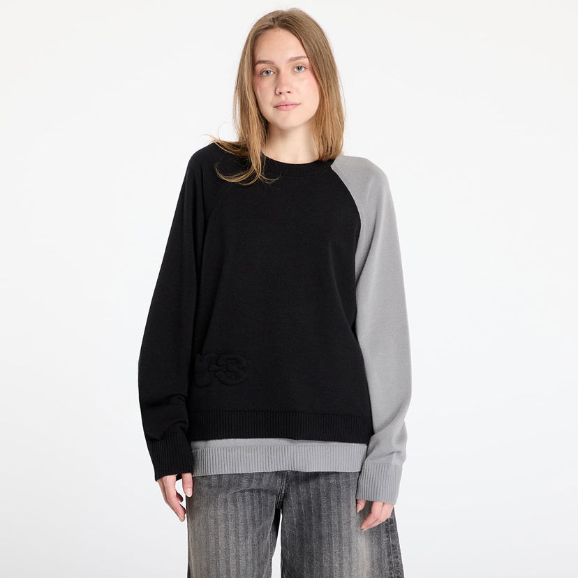 Cветр Y-3 Y-3 Logo Knit Crew Sweatshirt чорний | JX7331