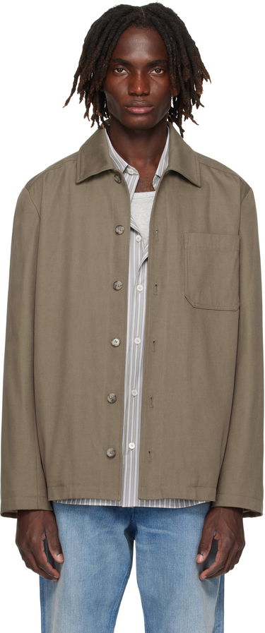 Куртка A.P.C. A.P.C. Jeffray Button-Up Jacket Зелений | COFCO-H02991, 0