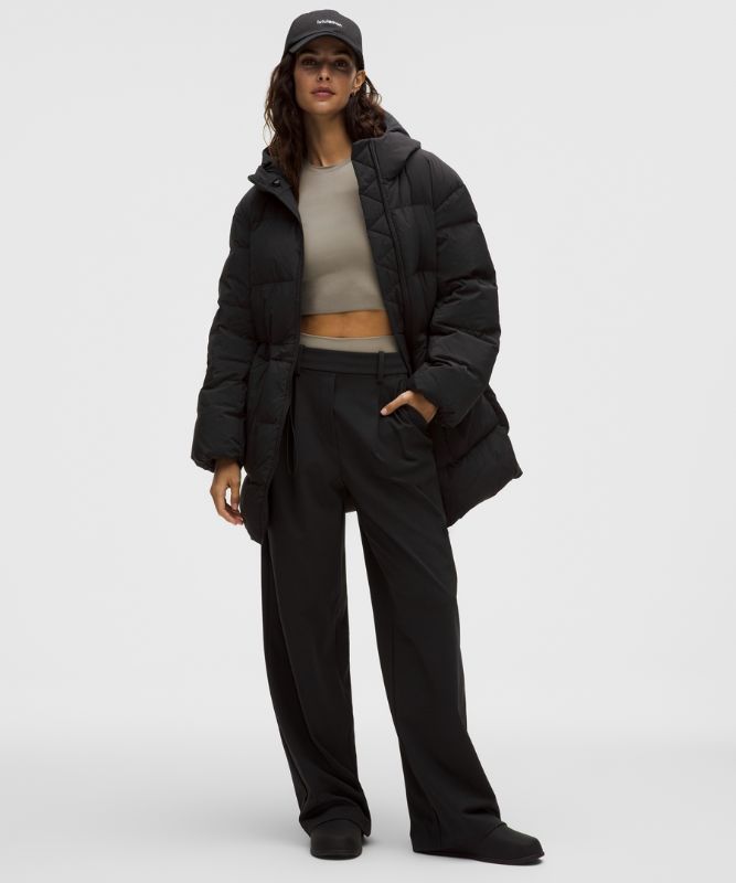 Пуховик lululemon 600-Fill-Power Down Adjustable Waist Puffer Jacket чорний | prod20003739, 0