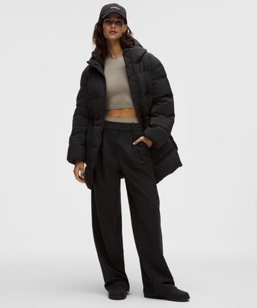 Пуховик lululemon 600-Fill-Power Down Adjustable Waist Puffer Jacket чорний | prod20003739, 0