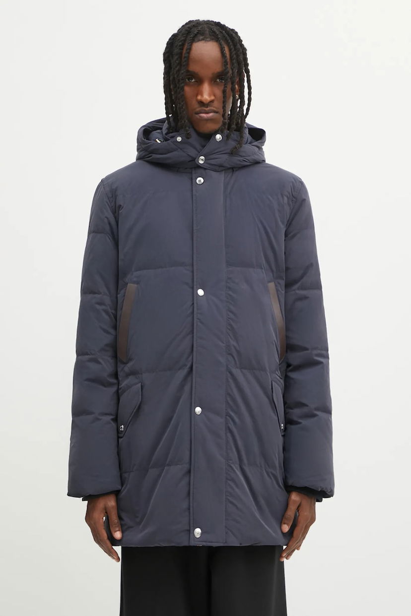 Пуховик Paul Smith Paul Smith Hooded Winter Padded Jacket темно-синій | M1R.652Z.T02806