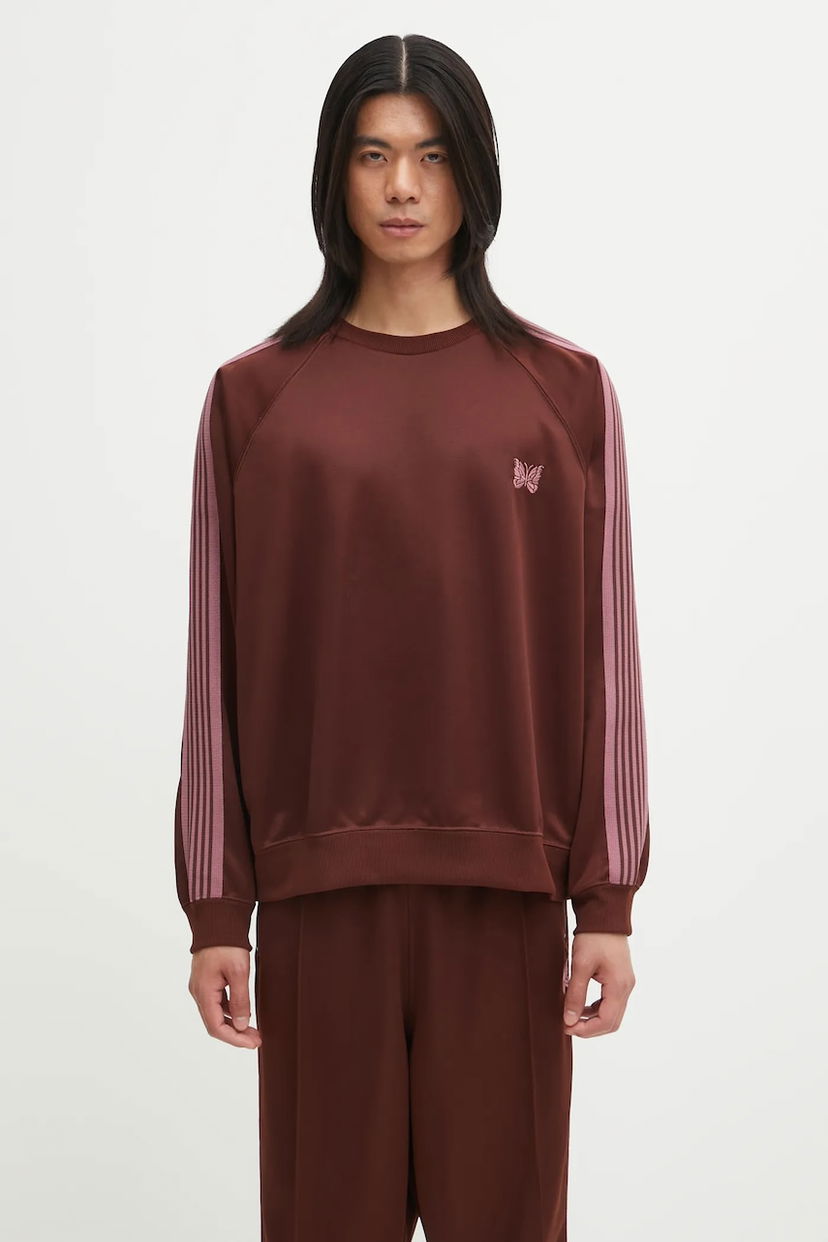 Світшоти Needles Needles Track Crew Neck Sweatshirt Коричневий | RW315