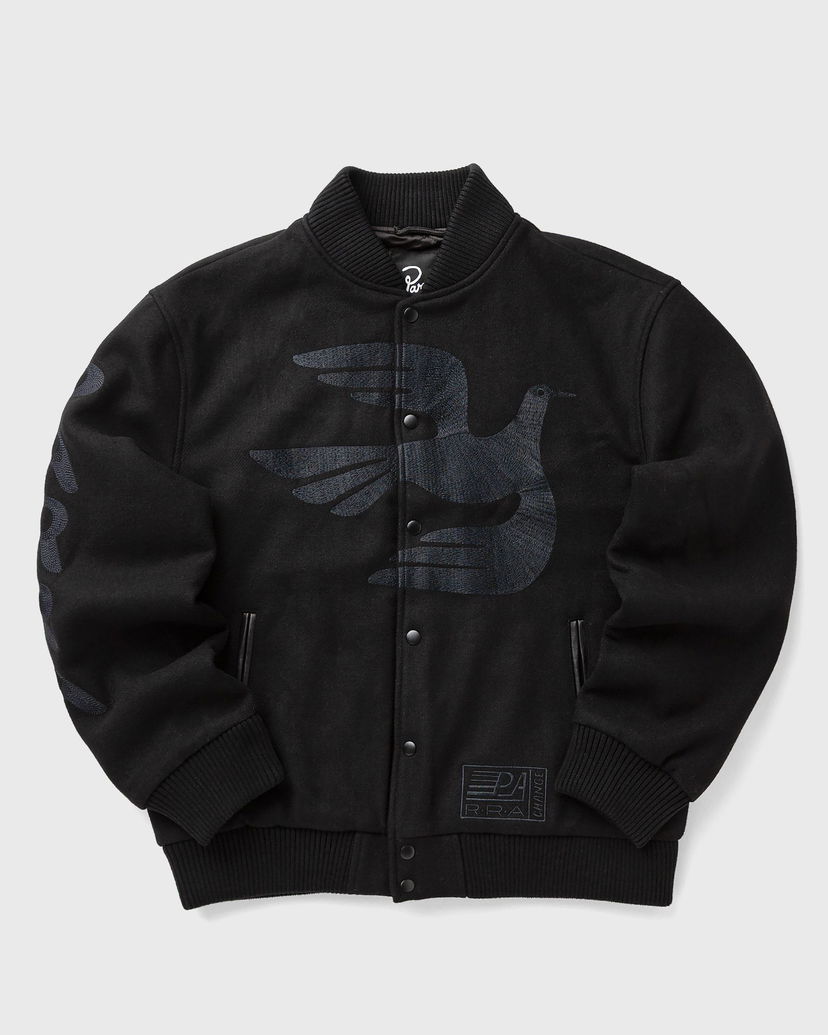 Куртка бомбер By Parra Embroidered Flying Bird Varsity Jacket чорний | 54365