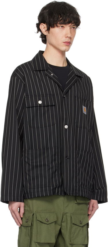 Куртка Carhartt WIP Work In Progress Seaton Pinstriped Blazer чорний | I034437, 1