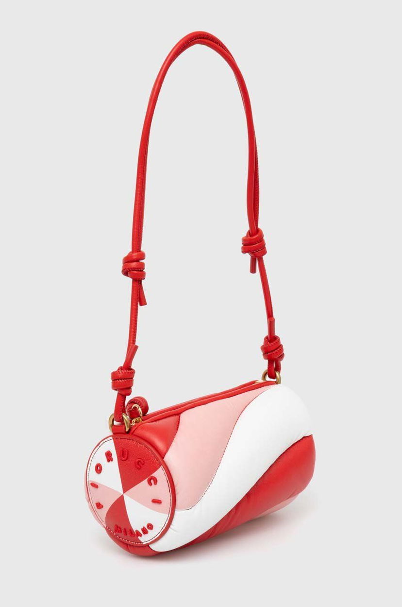 Сумочка Fiorucci Tricolor Mini Mella Leather Handbag Червоний | U01FPABA002LE04MU01
